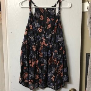 Paisley babydoll tank top